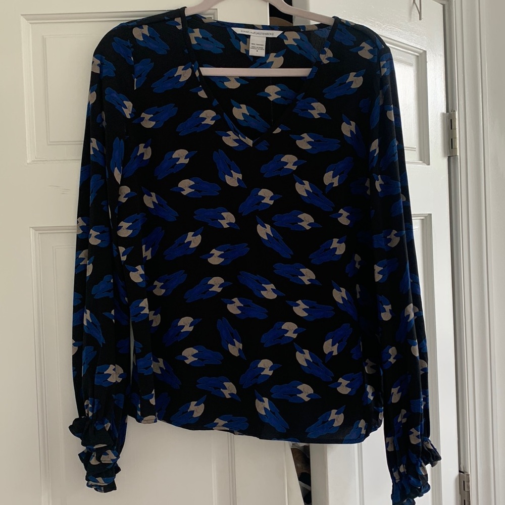 Diane von Furstenburg silk blouse